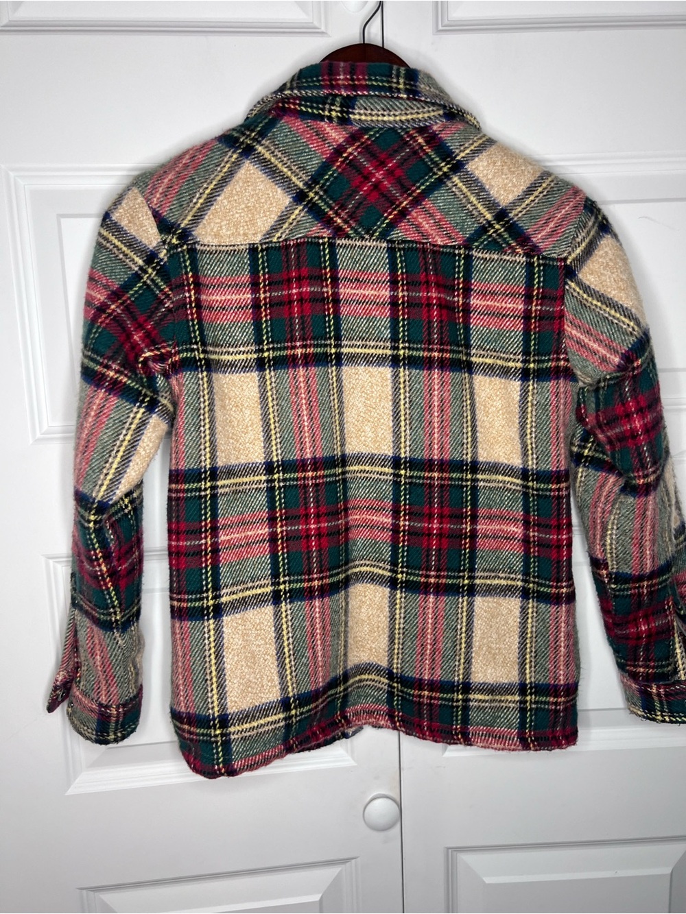 Scene & Heard Boys Sherpa-Lined Plaid Flannel Jacket Shacket | Size 10/12 - Picture 4 of 6